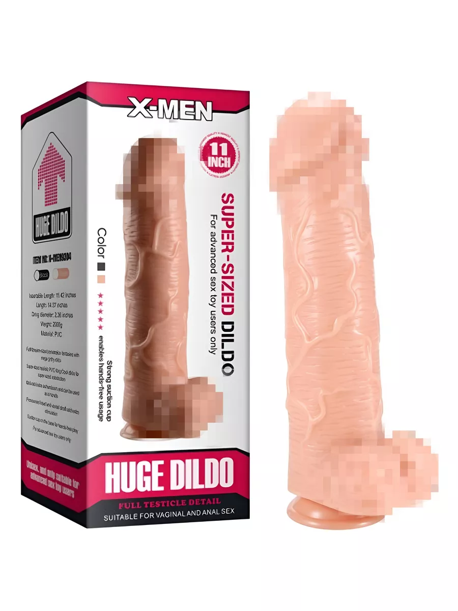 Рельефный фаллоимитатор-гигант X-Men Huge Dildo 37 см Nlonely 179942557  купить за 5 784 сом в интернет-магазине Wildberries