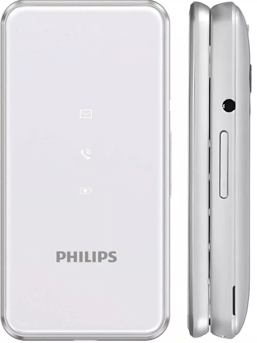 Мобильный телефон раскладушка Xenium E2601 Silver кнопочный Philips  179957594 купить за 2 933 ? в интернет-магазине Wildberries