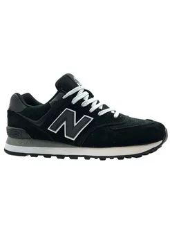 Кроссовки NB 574 замша большие размеры New Balance 179973434 купить за 4 417 ₽ в интернет-магазине Wildberries