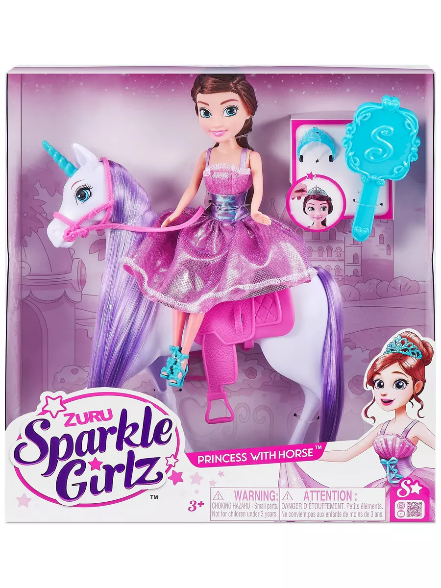 Набор игровой Sparkle Girlz Принцесса и единорог 10057 ZURU 180001884  купить за 3 132 ₽ в интернет-магазине Wildberries