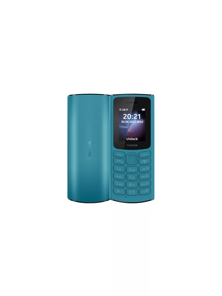 Мобильный телефон Nokia 105 TA-1557 Dual SIM EAC Cyan Nokia 180071369  купить за 1 992 ₽ в интернет-магазине Wildberries