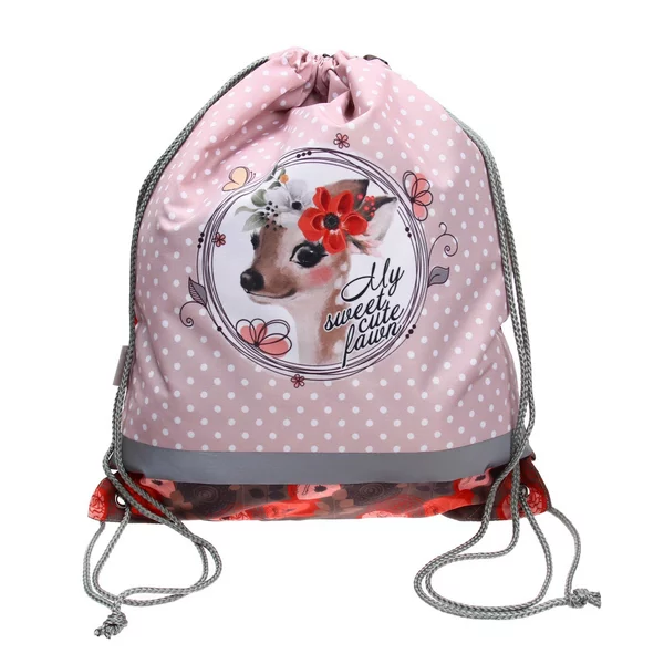 Мешок для обуви 440 х 365 мм, 300D, Cute Deer