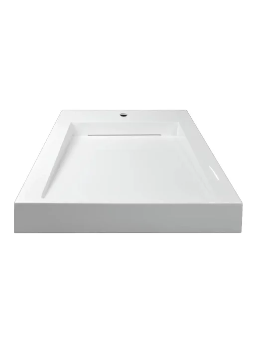 Azario Раковина прямоугольная Domino белая CS00082282, белый, фото 7