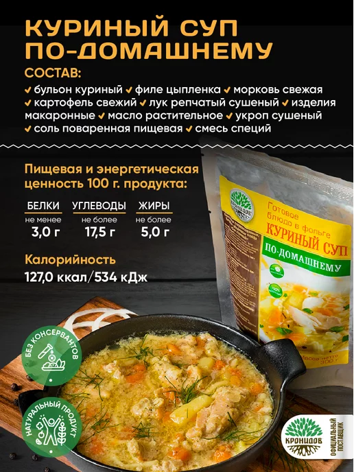 Кронидов Набор готовой еды М32, 1050 гр, 1,05 кг, фото 4