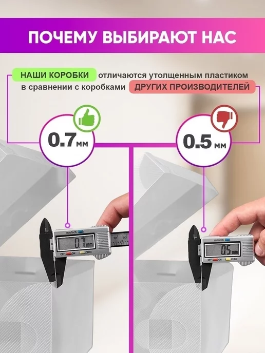 LocoHome Коробки для хранения обуви 40*29*11 см, 6 шт, 40x29, 6 шт, фото 3