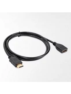 HDMI кабель 1 метр папа-мама FullHD 1080 180138905 купить за 351 ₽ в интернет-магазине Wildberries