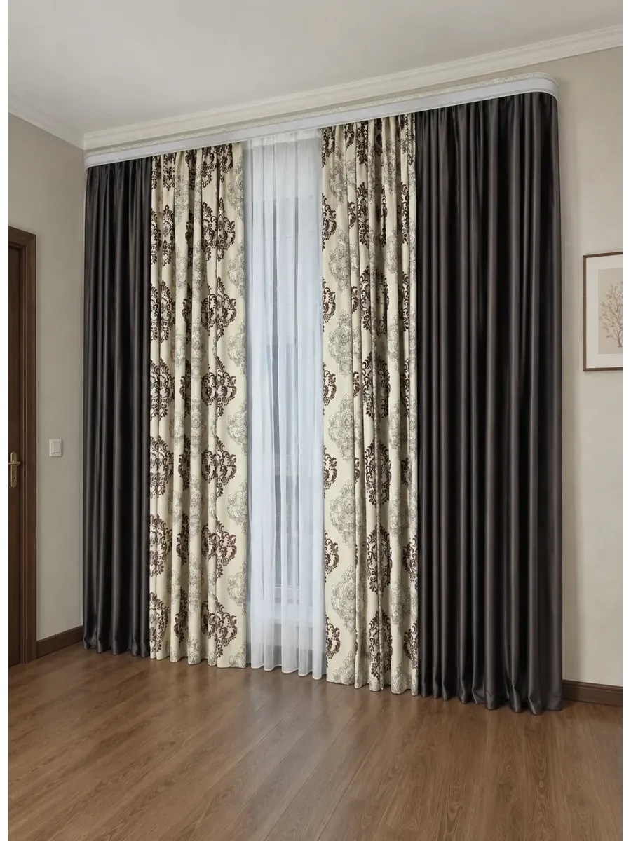 Шторы блэкаут для гостиной 270*300