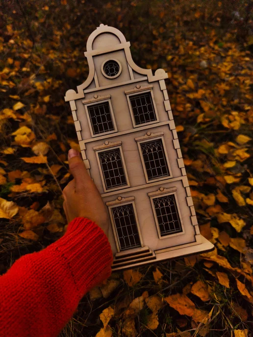 PLYWOODPLAY домик сувенирный "штутгард", бежевый, фото 4