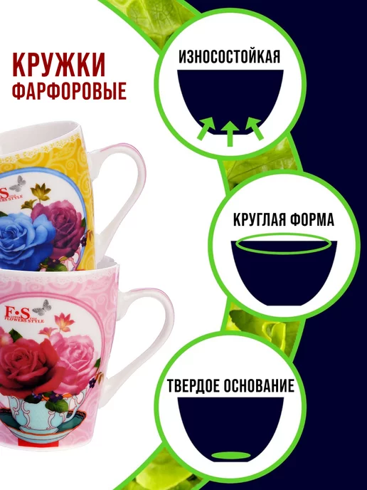 Кружки 4 шт. - фото 4