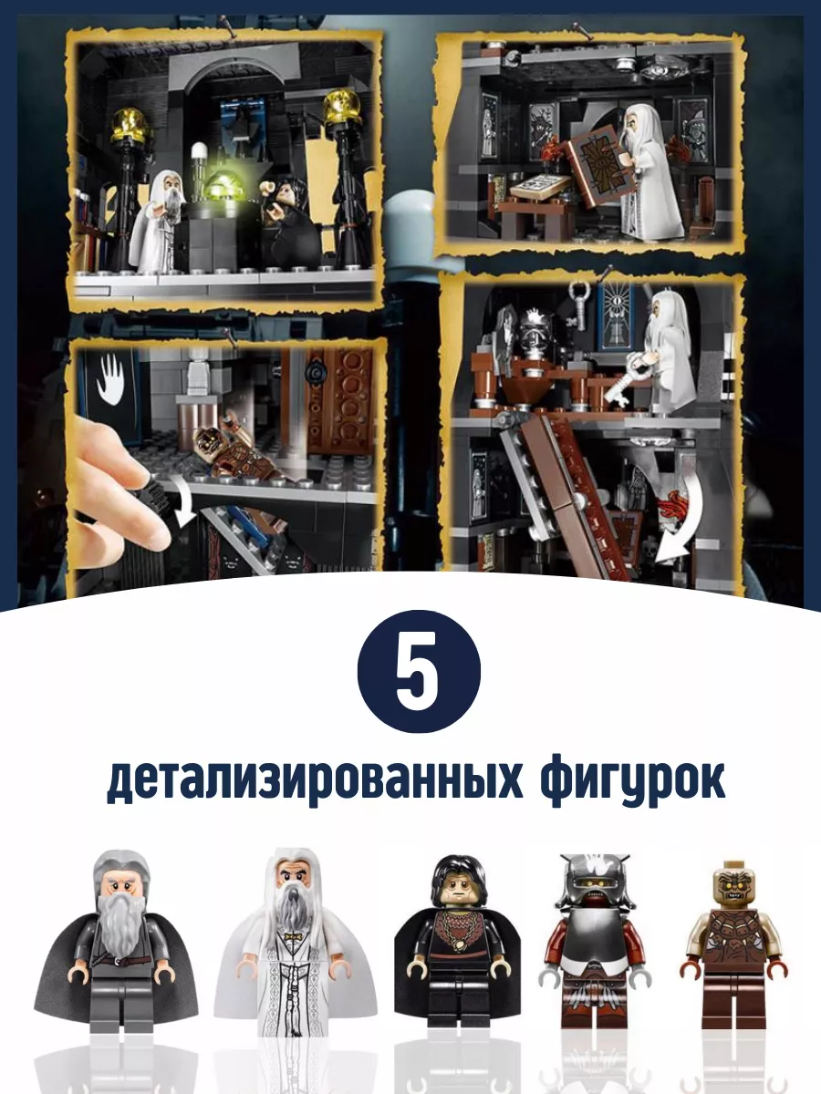 Конструктор Lord of the Rings Властелин Колец Башня Ортханк LEGO 180167859  купить за 9 352 ₽ в интернет-магазине Wildberries