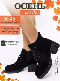 Ботинки демисезонные на каблуке Raffa Shoes 180176402 купить за 1 640 ₽ в интернет-магазине Wildberries