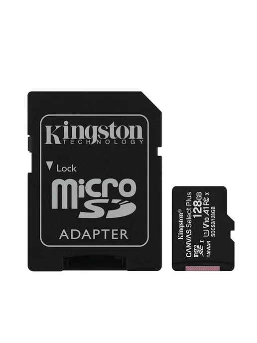 Kingston Карта памяти MicroSD 2GB с адаптером, 128 ГБ, фото 4