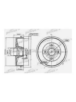 Барабан тормозной Renault LADA Logan Vesta X-Ray PATRON 180252932 купить за 5 269 ₽ в интернет-магазине Wildberries