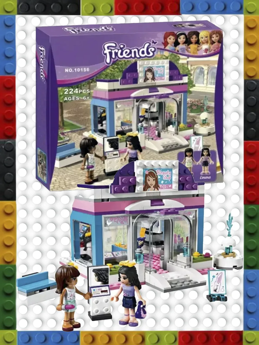 Lego friends makeup salon online