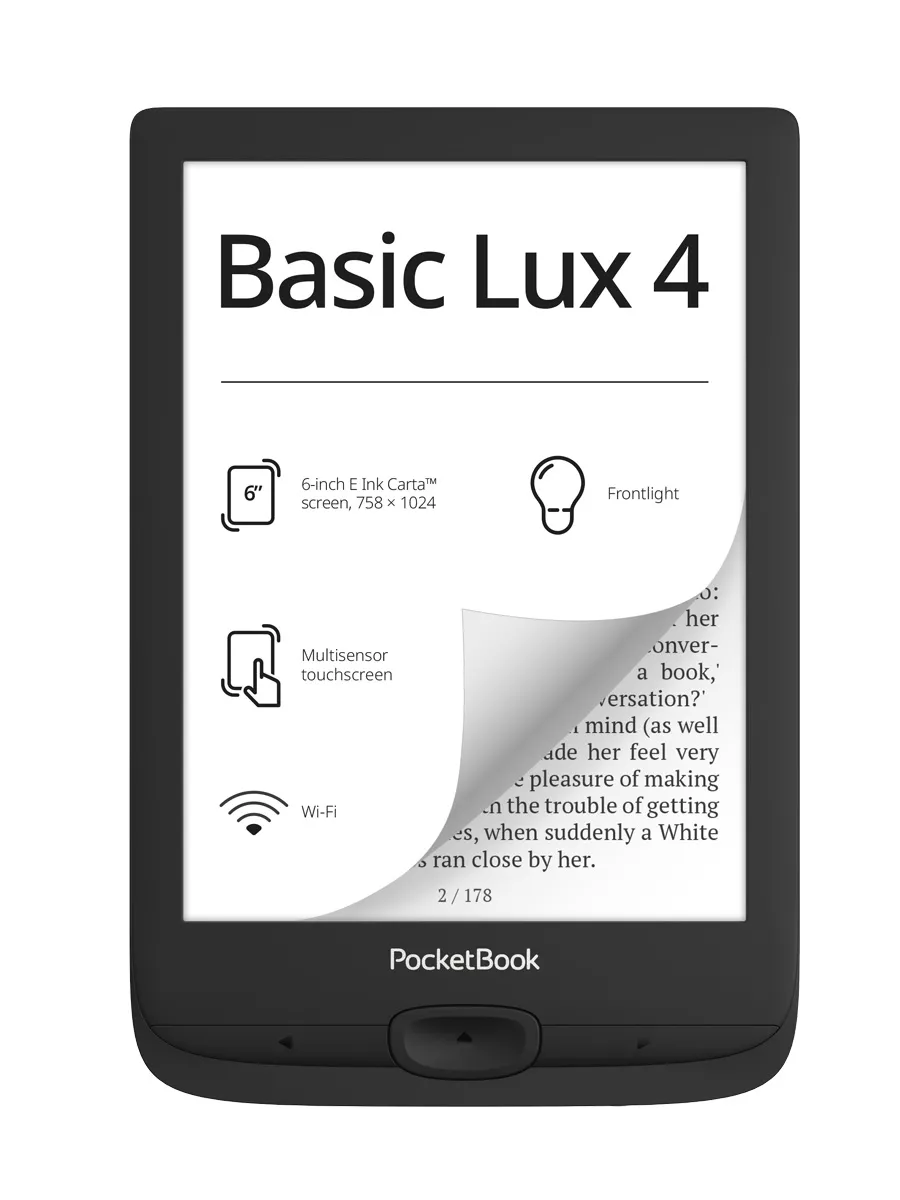 Электронная книга 618 Basic Lux 4 (PB618-P-WW) PocketBook 180315271 купить  за 13 654 ₽ в интернет-магазине Wildberries