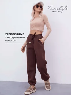 Брюки спортивные джоггеры карго утепленные с начесом FunLifeWear 180326466 купить за 2 810 ₽ в интернет-магазине Wildberries