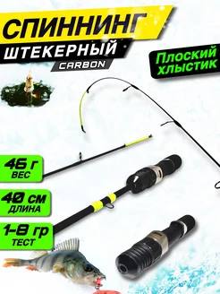 Спиннинг штекерный для зимней рыбалки Fishing4U 180351257 купить за 748 ₽ в интернет-магазине Wildberries