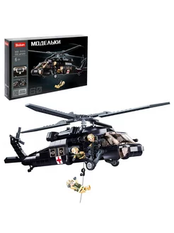 Конструктор Модельки "Вертолёт UH-60 Black Hawk" SLUBAN 180353584 купить за 2 293 ₽ в интернет-магазине Wildberries