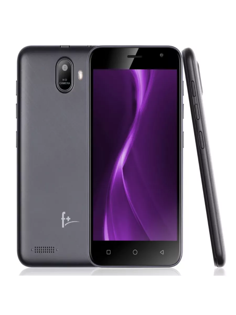 Смартфон F+(Fly), SA50 2GB/16GB 2000mAh GMS Black F+ 180377210 купить за 2  829 ₽ в интернет-магазине Wildberries