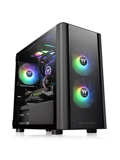 Корпус V, Mini Tower, Черный, (CA-1R1-00S1WN-00) Thermaltake 180456214 купить за 5 428 ₽ в интернет-магазине Wildberries