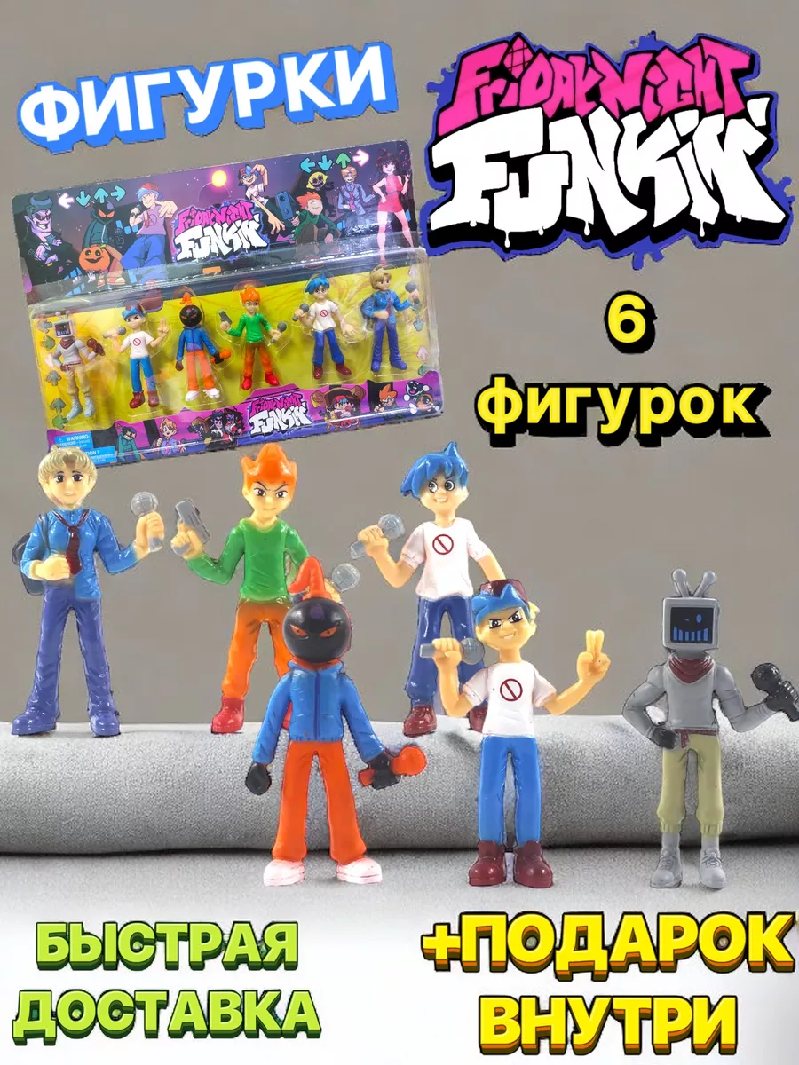 Игрушка Фрайден найт фанкин FNF Friday night funkin 180504130 купить за 418  ₽ в интернет-магазине Wildberries