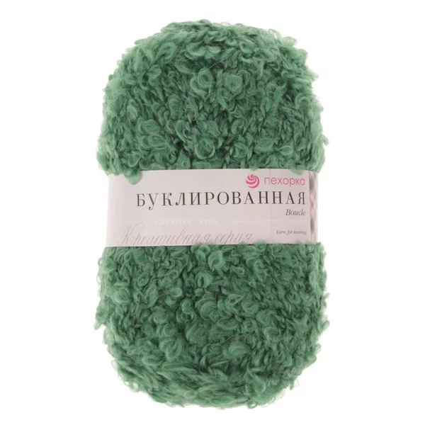 Пряжа для вязания «Буклированная» 220м/200гр, 117 киви