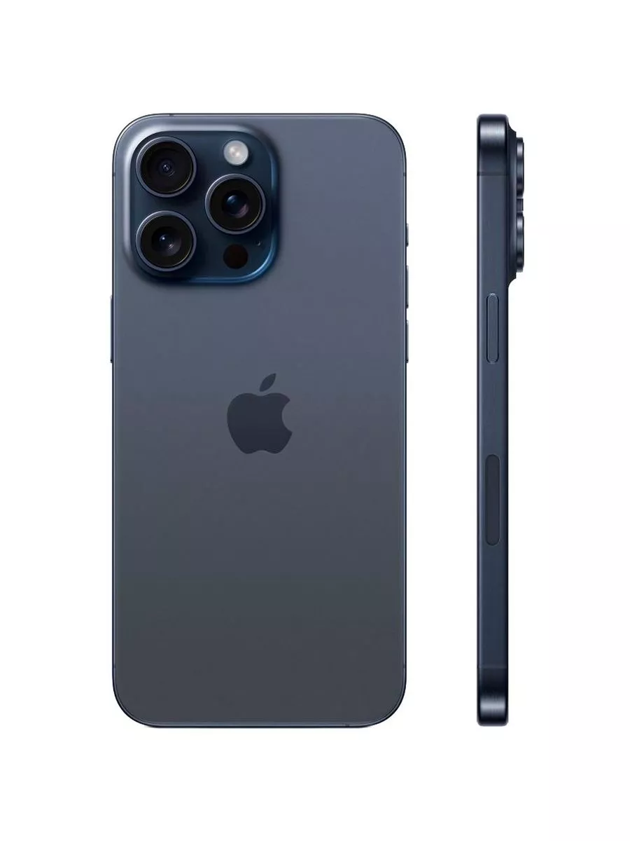 Смартфон iPhone 15 Pro Max (1nano+eSim), 512Gb, Blue Apple 180518475 купить  за 134 391 ₽ в интернет-магазине Wildberries