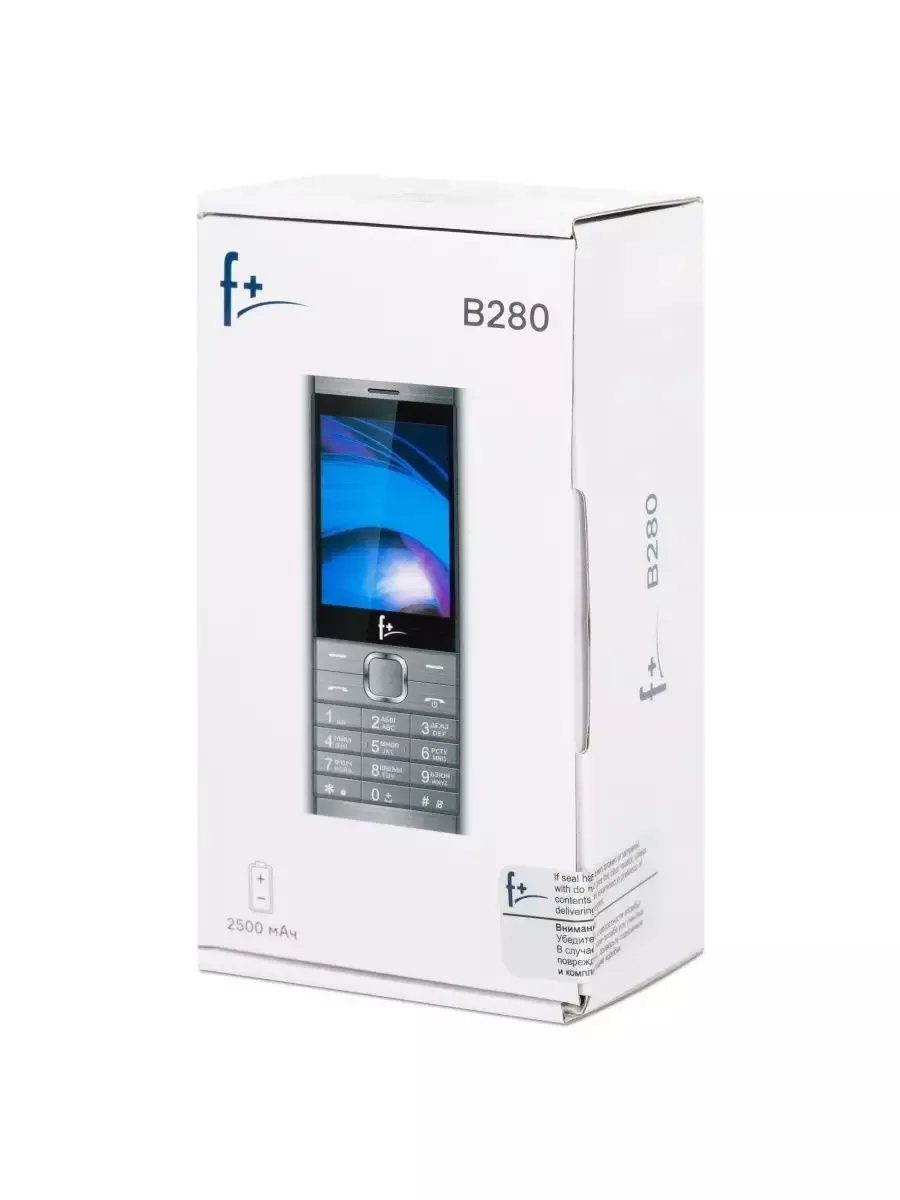 Мобильный телефон F+ (Fly) B280 Dark Grey F+ 180550750 купить за 1 711 ₽ в  интернет-магазине Wildberries