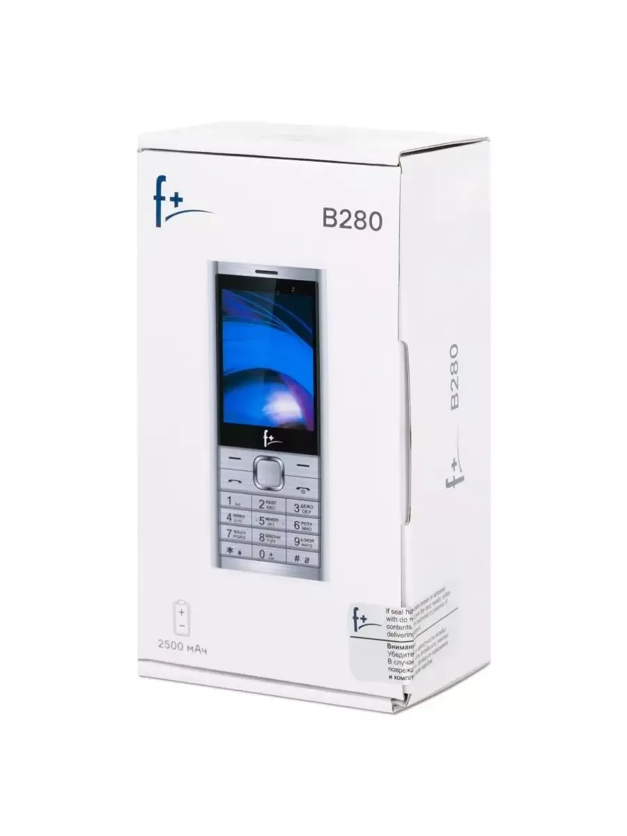 Мобильный телефон F+ (Fly) B280 Silver F+ 180551327 купить за 1 472 ₽ в  интернет-магазине Wildberries