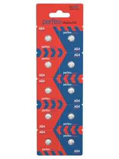 Батарейки LR626 (AG4, 377A) Alkaline Cell, 10шт, 1.5V Perfeo 180560778 купить за 107 ₽ в интернет-магазине Wildberries