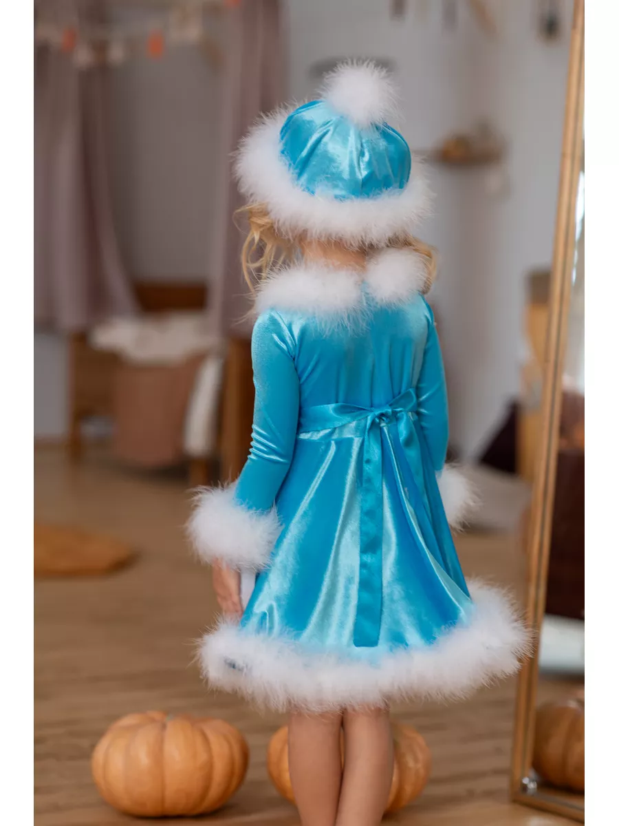 Детские новогодние костюмы Деда Мороза, Снегурочки, Снежинки и Снеговика