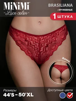 Трусы бразильяна кружевные цветные Minimi 180566915 купить за 339 ₽ в интернет-магазине Wildberries