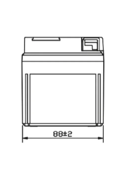 WBR Аккумулятор стартерный 12В 10Ач MT12-10-A MF (SMT12-10-A), стартерный 12В 10Ач SMT12-10-A, фото 2