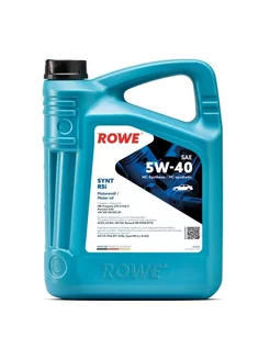 Масло ROWE HIGHTEC SYNT RSI 5W40 4л Rowe 180569132 купить за 4 033 ₽ в интернет-магазине Wildberries