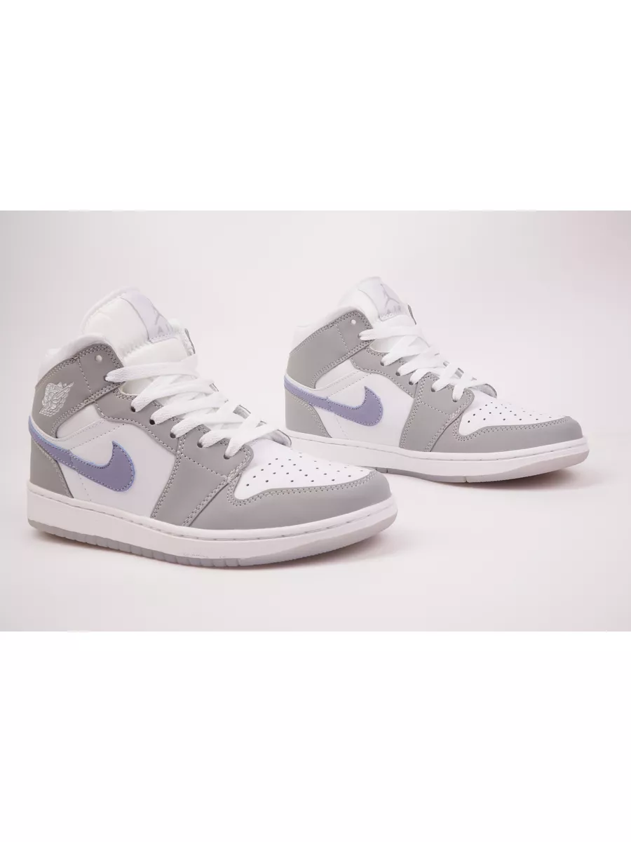 Nike air jordan cheap 1 mid wolf grey