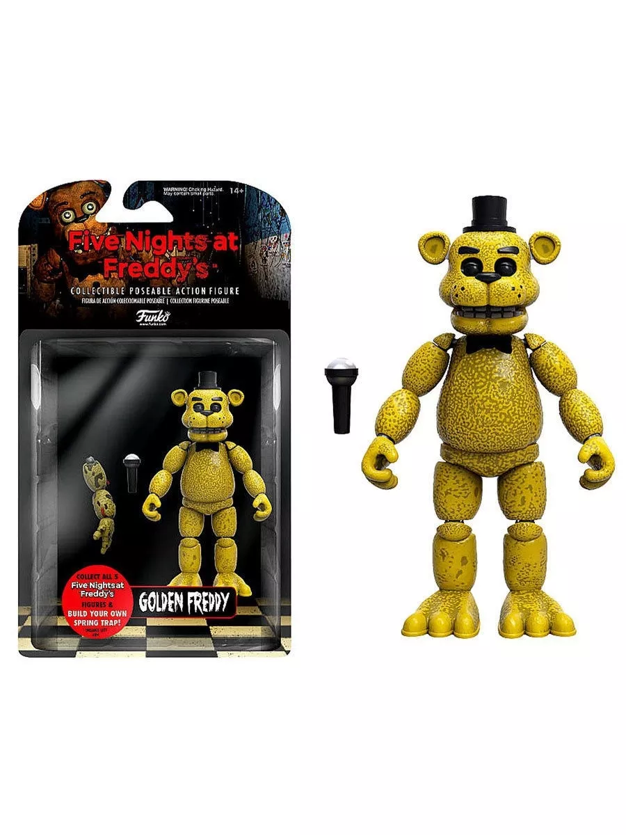 Подвижная игрушка Фнаф Золотой Фредди Golden Freddy Funko 180610381 купить  за 2 241 ₽ в интернет-магазине Wildberries