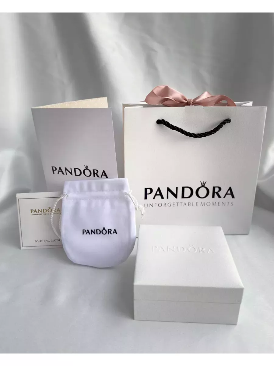 Комплект Розовое сердце PANDORA 180640824 купить за 3 461 ₽ в  интернет-магазине Wildberries