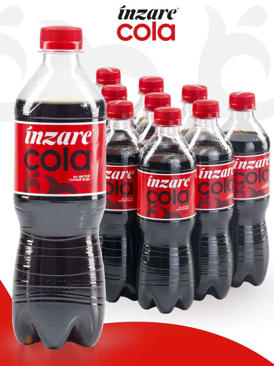 Cola газированный напиток Кола (12 шт.) 0,5 л INZARE COLA 180651330 купить  за 592 ₽ в интернет-магазине Wildberries