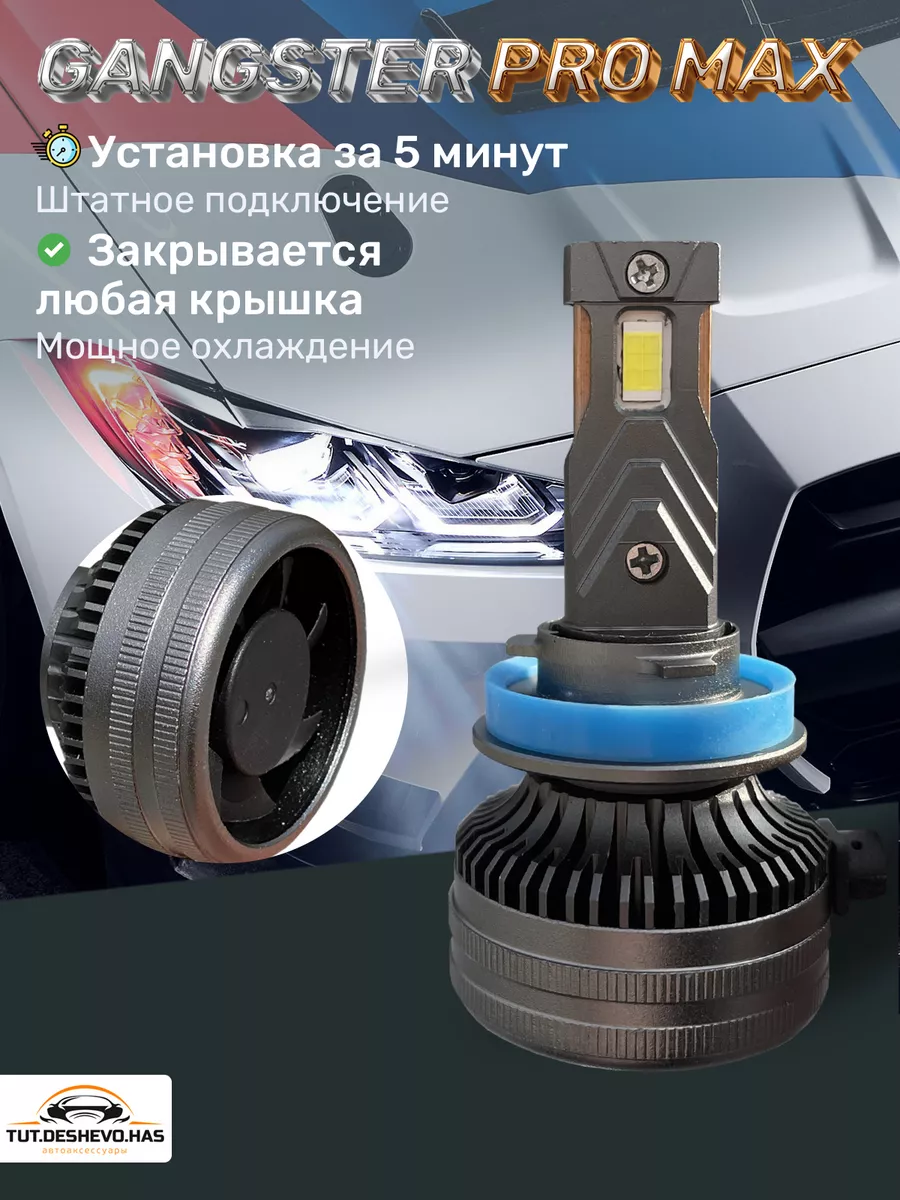 Светодиодные лампы для авто LED диодные HB3 tut.deshevo.has 180684420  купить за 2 206 ₽ в интернет-магазине Wildberries