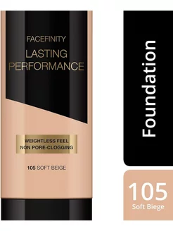 Тональный крем Lasting Performance 105 SOFT BEIGE MAX FACTOR 180692362 купить за 942 ₽ в интернет-магазине Wildberries