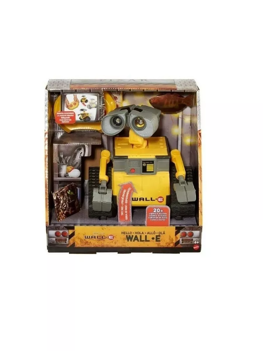 Робот-игрушка Wall-e (Валли) с дистанционным управлением Mattel 180716349  купить за 15 742 ₽ в интернет-магазине Wildberries