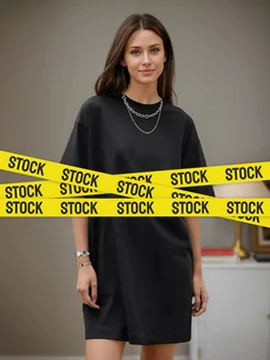 Платье футболка оверсайз туника трикотажная MATERIA 180874745 купить за 1 196 ₽ в интернет‑магазине Wildberries