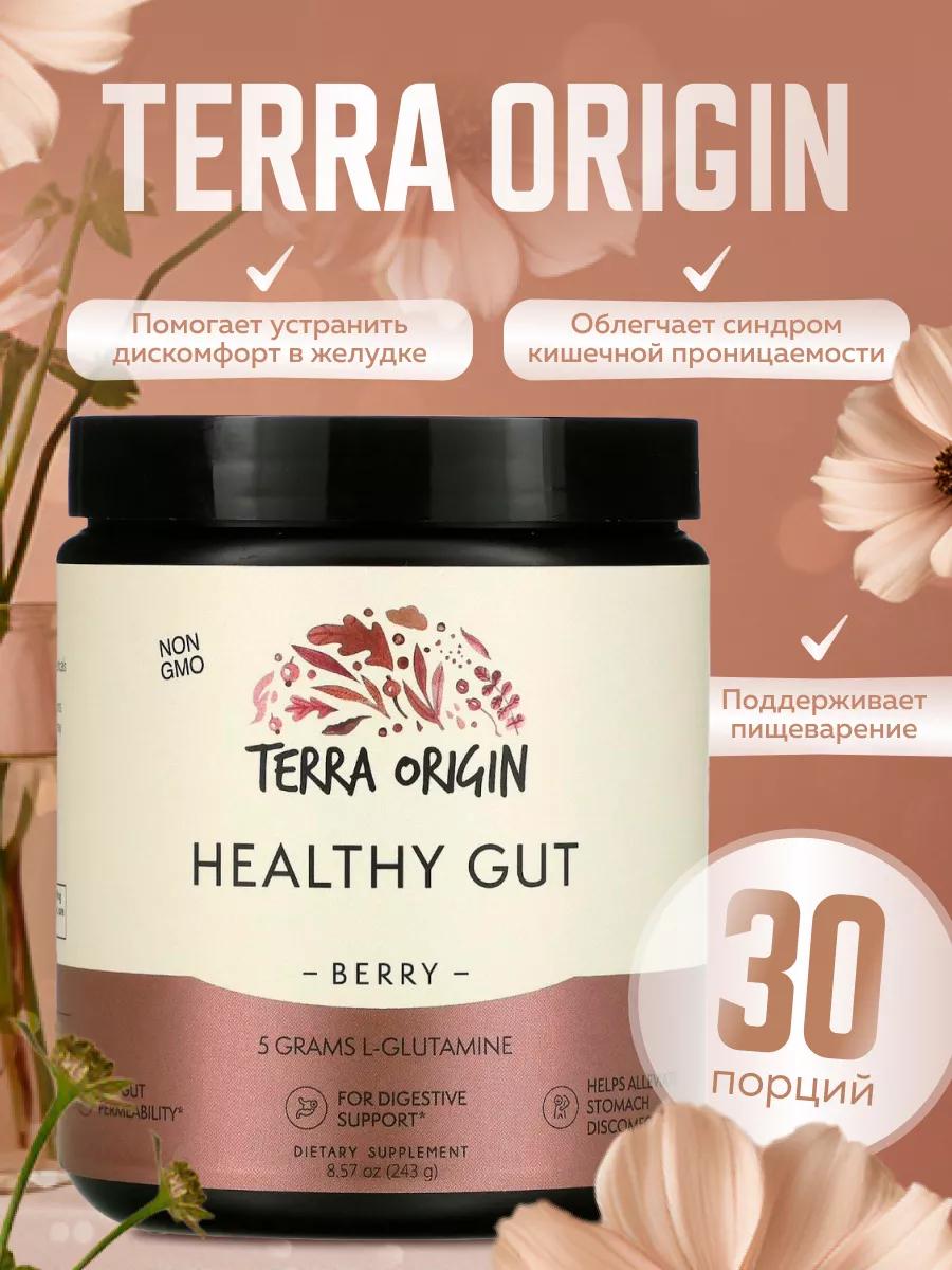 Healthy Gut для желудка и кишечника терра оригин Terra origin 180877204  купить за 4 048 ₽ в интернет-магазине Wildberries