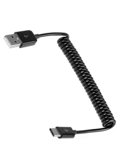 Кабель Type-C - USB пружинный, 1м ExpertLand 180880558 купить за 336 ₽ в интернет-магазине Wildberries