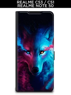 Чехол книжка на C53 C51 Note 50 Realme 180886797 купить за 602 ₽ в интернет-магазине Wildberries