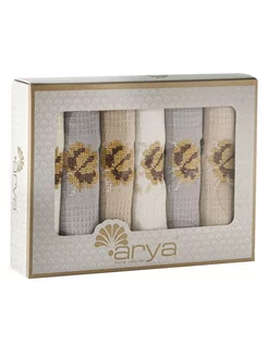 Вафельные полотенца кухонные 30x50 с вышивкой набор 6 шт. Arya home collection 180890798 купить за 842 ₽ в интернет-магазине Wildberries