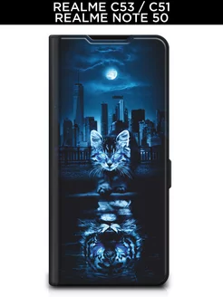 Чехол книжка на C53 C51 Note 50 Realme 180895429 купить за 587 ₽ в интернет-магазине Wildberries