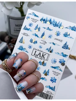 Наклейки для ногтей слайдеры зимние новогодние LAK_NAILS 180911991 купить за 158 ₽ в интернет-магазине Wildberries