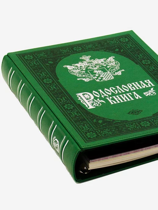 Книжный дом Бекетова Родословная книга Нефрит (А4) в подарочной упаковке, зеленый, фото 4