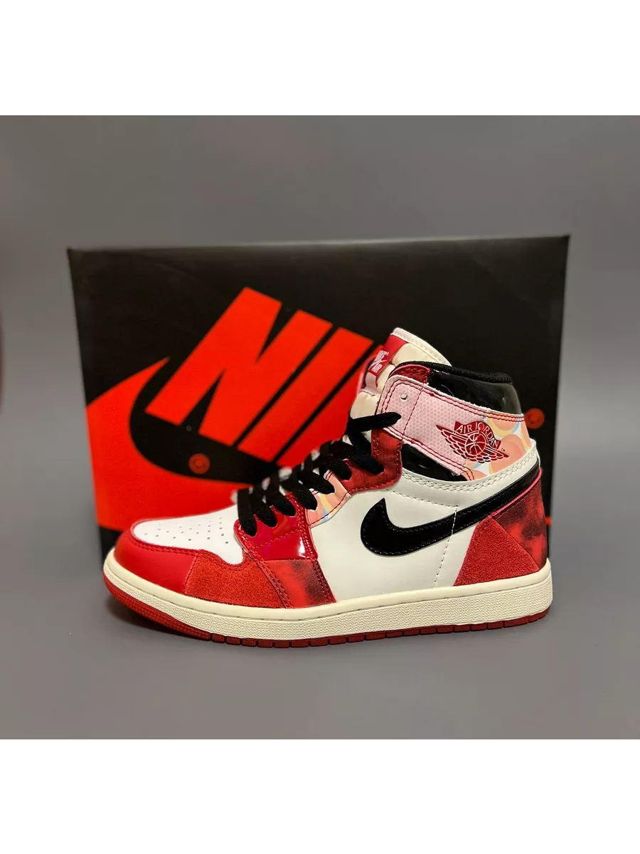 Nike Air Jordan 1 High OG Spider Man Premium Kross 180930422 Wildberries